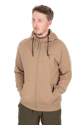 Fox Collection LW Zip Hoody Tan Ltd - dé KarperCentrale